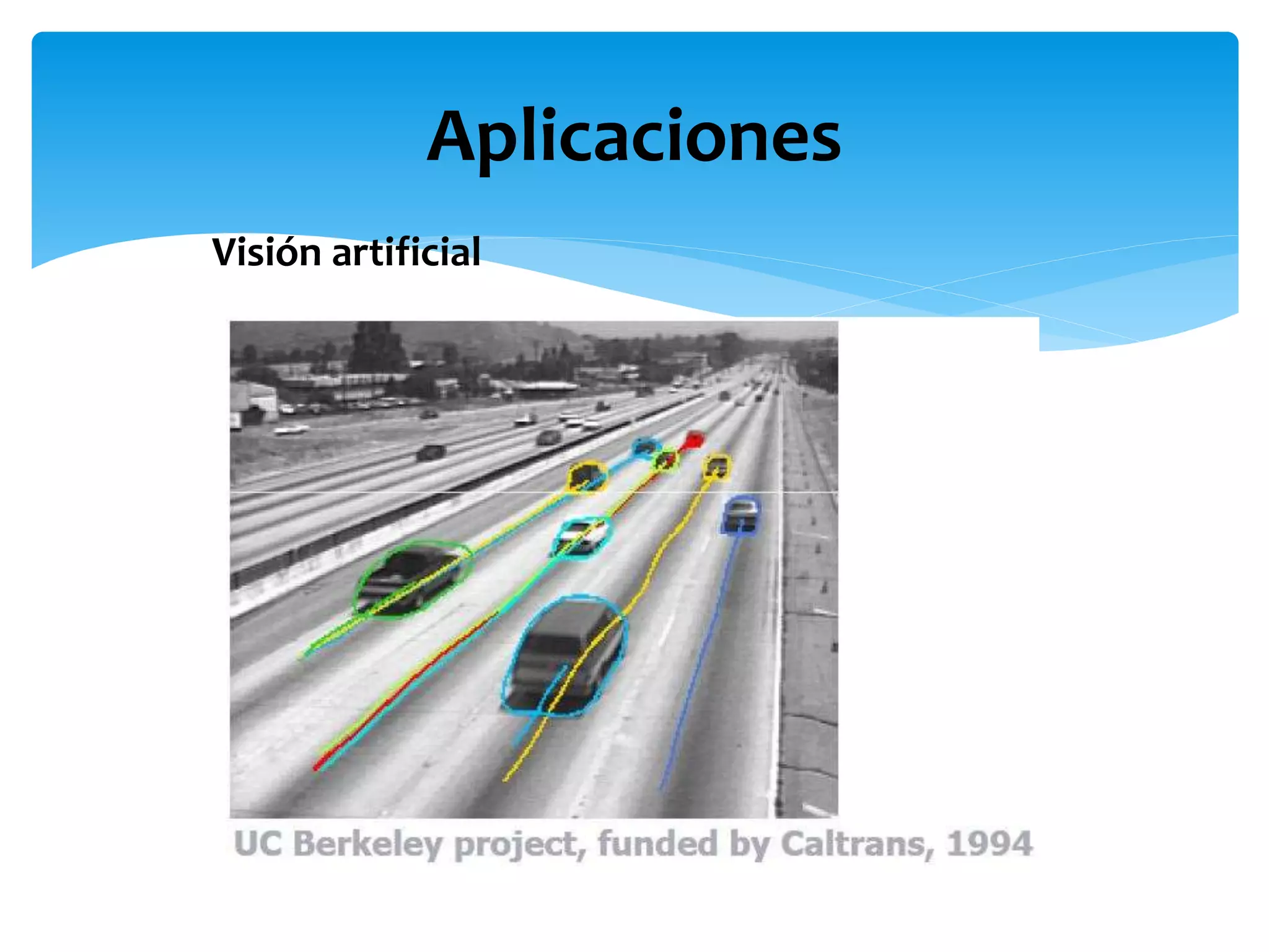 Aplicaciones
Visión artificial
 
