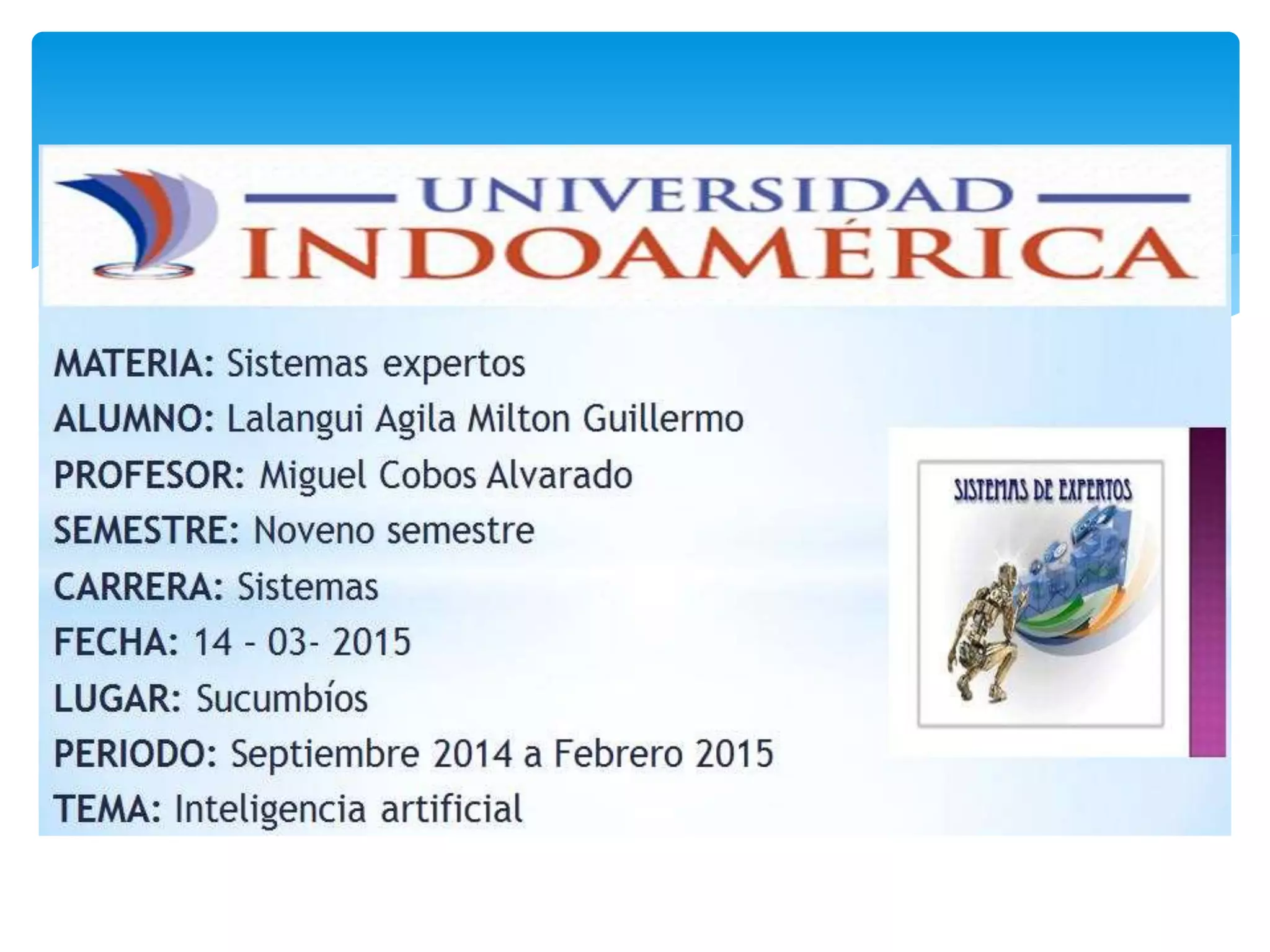 Inteligencia artificial