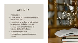 Aplicación de la Inteligencia Artificial Generativa (IAG) en la ...