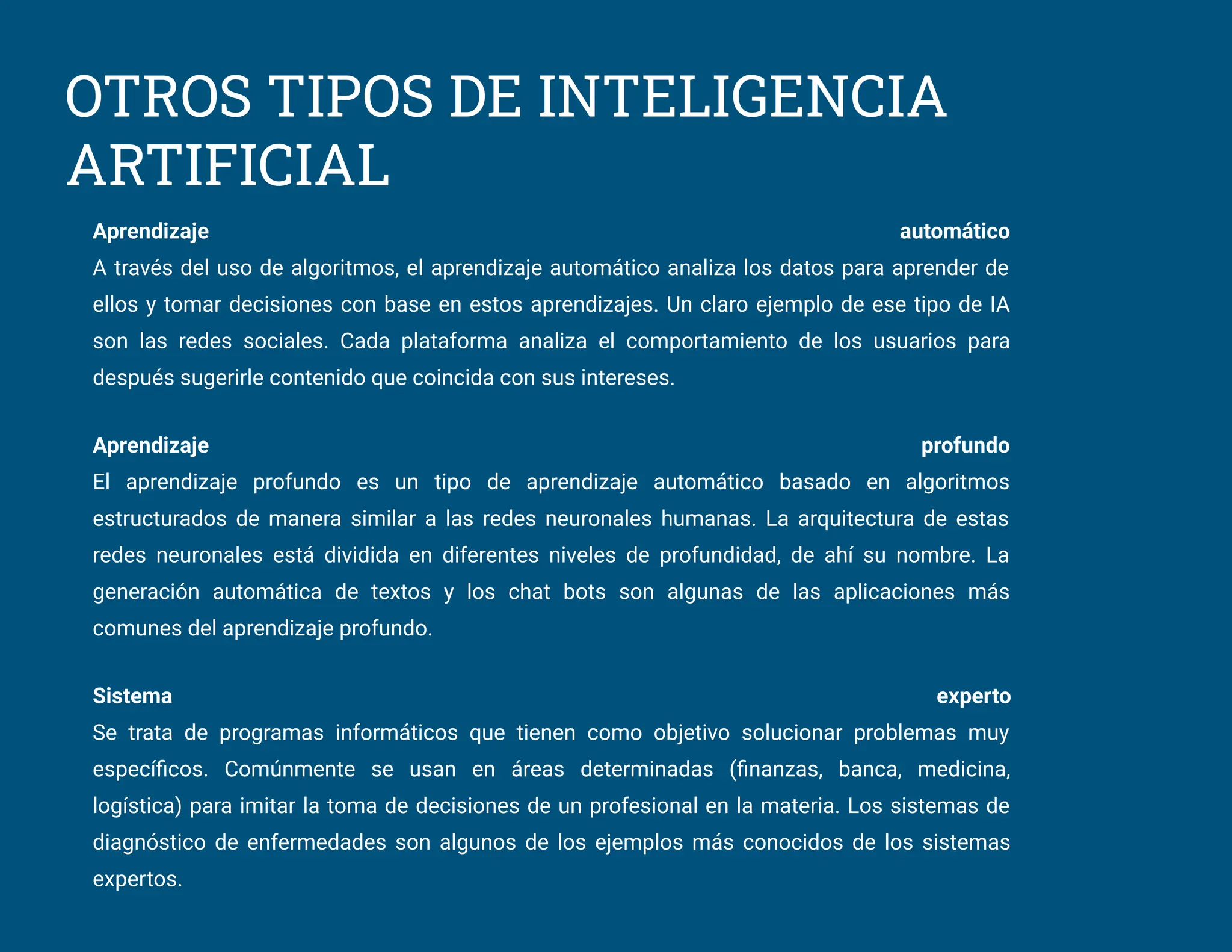 Conceptos y tipos de Inteligencia Artificial | PDF