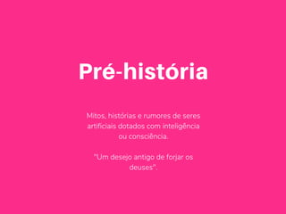 O futuro do passado: uma arqueologia da inteligência artificial | PDF