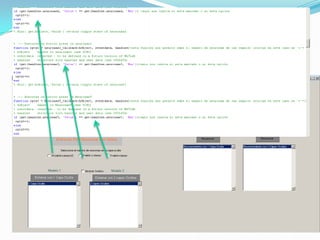 Comandos para ejecutar weka desde Matlab!java -Xmx1024M -cp"C:\Program Files\Weka-3-6\weka.jar" weka.classifiers.functions.MultilayerPerceptron-L 0.3 -M 0.2 -N 500 -V 0 -S 0 -E 20 -H a-t weka/entrenamiento.arff-d weka/1Capa.model > analisis/entrena1capa.txt