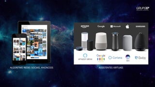 ALGORITMO REDES SOCIAIS, ANÚNCIOS ASSISTENTES VIRTUAIS
 