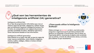 Integración de Inteligencia Artificial Generativa en la Educación para ...
