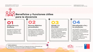 Integración de Inteligencia Artificial Generativa en la Educación para ...