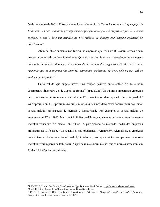 Exemplo De Empresas Que Utilizam Inteligência Competitiva Exemplo De Empresas Que Utilizam Inteligência Competitiva