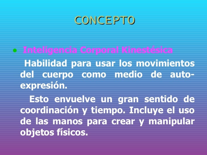 Inteligencia Corporal