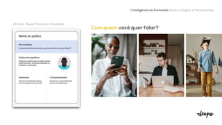 | Fonte: Buyer Persona | Facebook
Com quem você quer falar?
| Inteligência de Conteúdo: Dados, Insights e Ferramentas
 