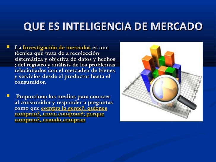 Inteligencia de mercados clase 1