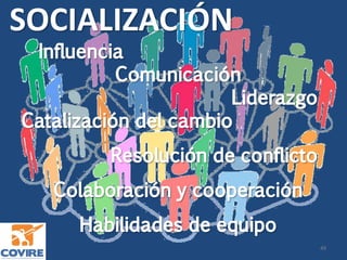 49
SOCIALIZACIÓN
 