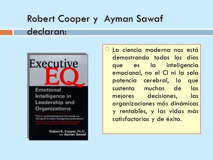 Inteligencia emocional