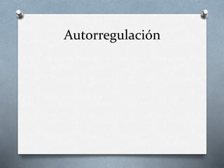 Autorregulación