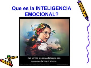 Que es la INTELIGENCIA
EMOCIONAL?
 