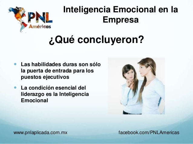 INTELIGENCIA EMOCIONAL EN LA EMPRESA