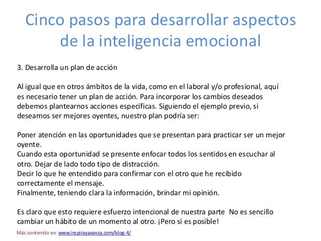 Inteligencia emocional ¿se puede desarrollar?
