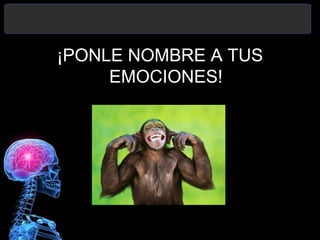 ¡PONLE NOMBRE A TUS
EMOCIONES!

 
