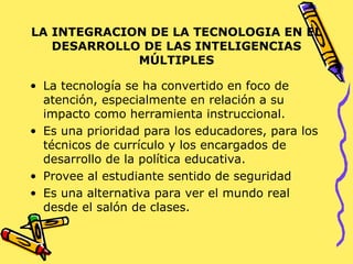 LAS inteligencias múltiples EN EL AULA.ppt