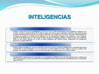 INTELIGENCIAS
 