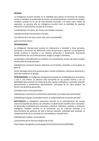 Inteligencias MúLtiples