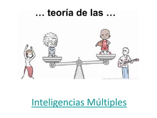 Inteligencias Múltiples
… teoría de las …
 