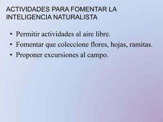 Inteligencias multiples