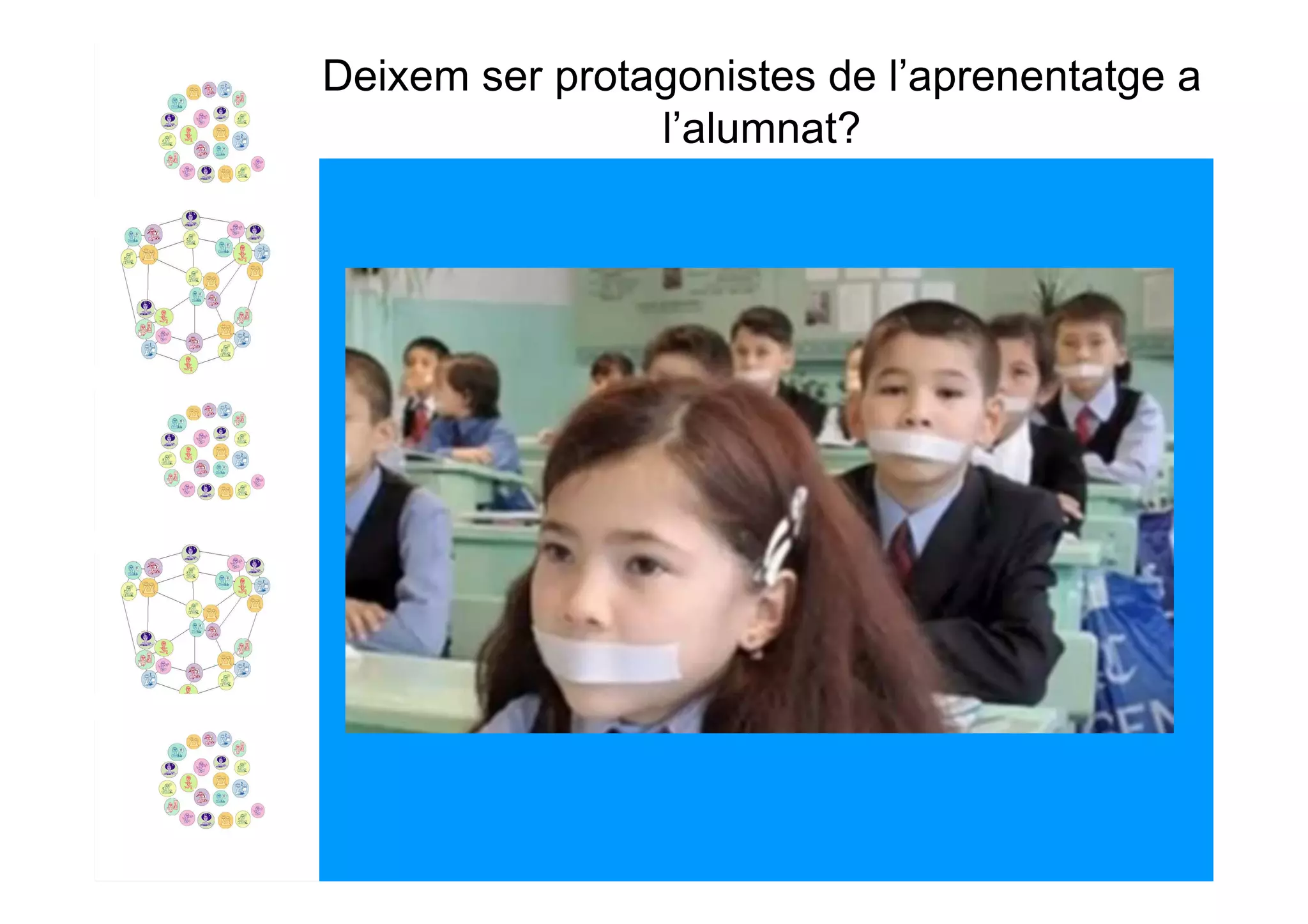Deixem ser protagonistes de l’aprenentatge a
                l’alumnat?
 