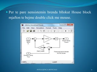  Per te pare nensistemin brenda bllokut House block
mjafton te bejme double click me mouse.
INTELIGJENCA ARTFICIALE 11
 