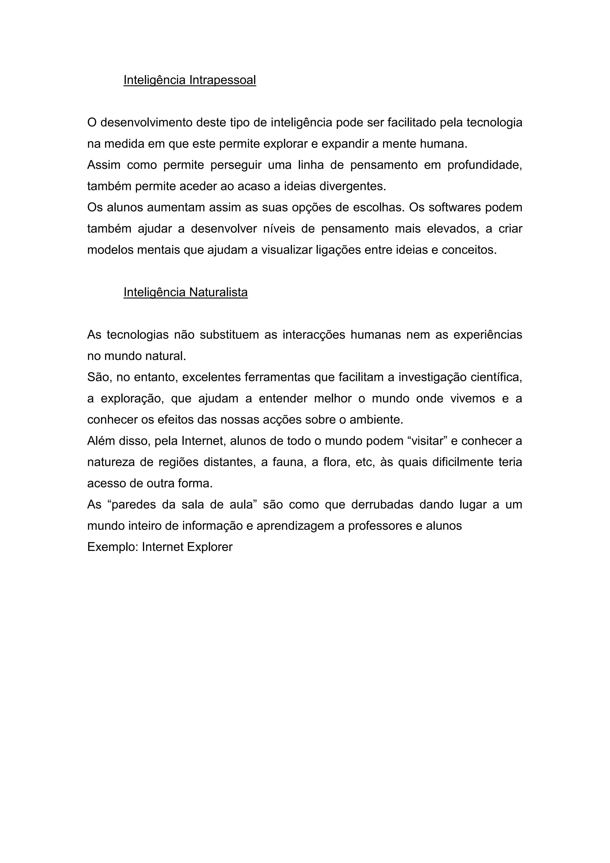 Inteligências Múltiplas