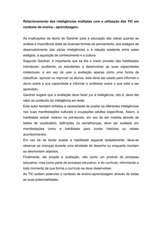 Inteligências Múltiplas