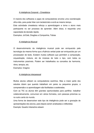 Inteligências Múltiplas