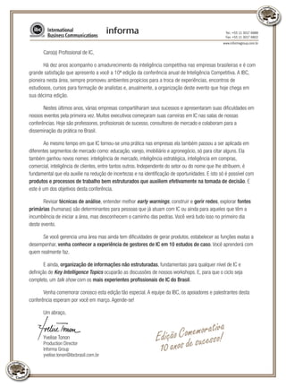 IINTELIGÊNCIA COMPETITIVA