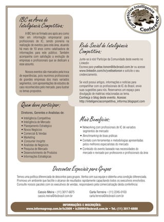 IINTELIGÊNCIA COMPETITIVA