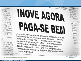 Presentation title (Edit in View > Header and Footer)35
©Professor Doutor Eduardo Maróstica
 
