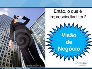 Então, o que é
imprescindível ter?
Visão
de
Negócio
©Professor Doutor Eduardo Maróstica
 