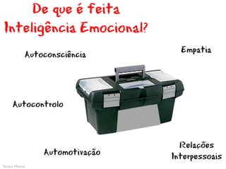 De que é feita
Inteligência Emocional?
                                  Empatia
            Autoconsciência




     Autocontrolo



                                  Relações
                Automotivação   Interpessoais
Yonara Mateus
 