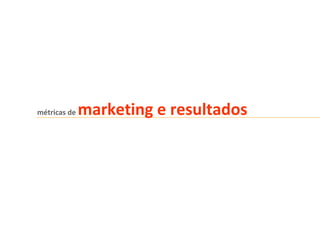 métricas de marketing e resultados
 