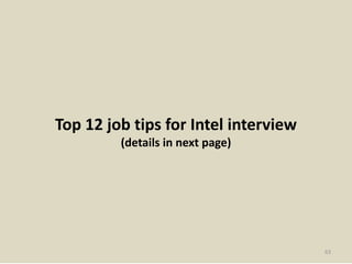 53 Intel interview questions and answers pdf