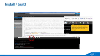 Начало работы с Intel IoT Dev Kit | PPT