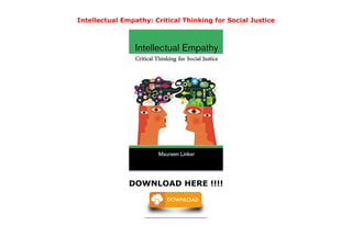 intellectual empathy critical thinking for social justice