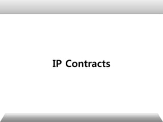 IP Contracts
 