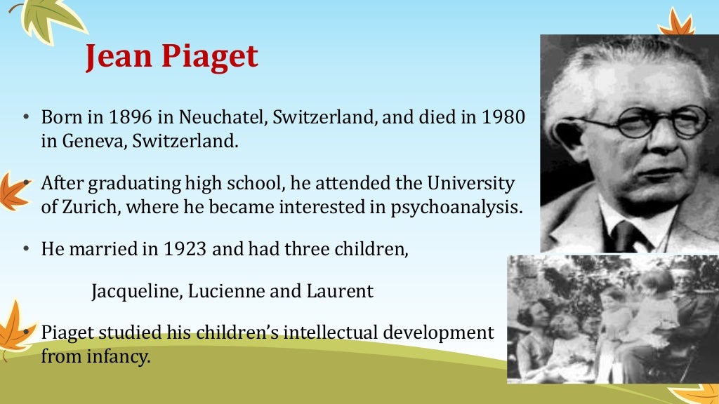 piaget 1923