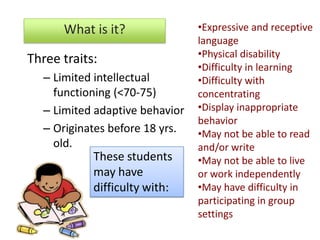 What is it?Expressive and receptive language