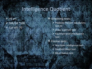 Intellectual disability | PPT