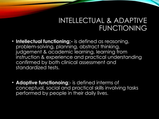 Intellectual Disability: Its types, charateristics, and features | PPT