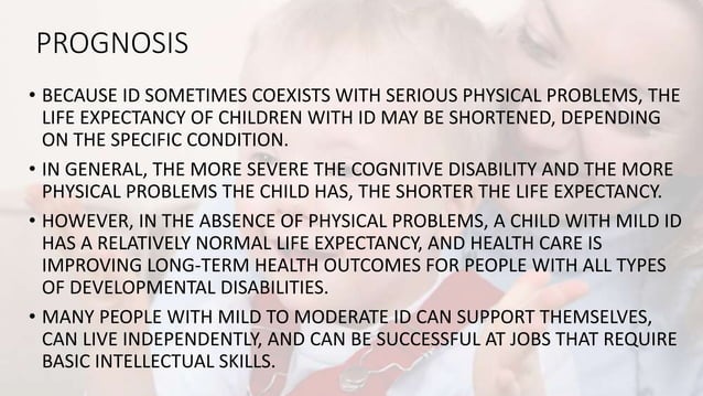 INTELLECTUAL DISABILITY PART - II | PPT