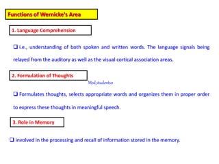 Intellectual functions (memory , speech) | PPT