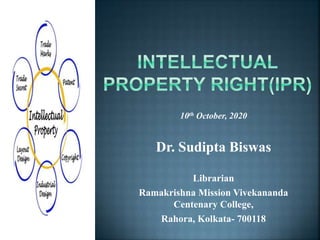 10th October, 2020
Dr. Sudipta Biswas
Librarian
Ramakrishna Mission Vivekananda
Centenary College,
Rahora, Kolkata- 700118
 