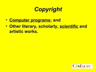 Intellectual property and copyright | PPT