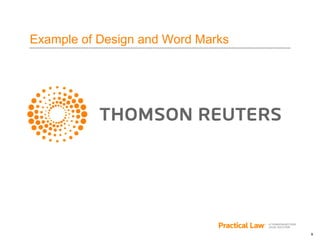 9
Example of Design and Word Marks
 
