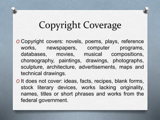 Intellectual property in cyberspace | PPTX